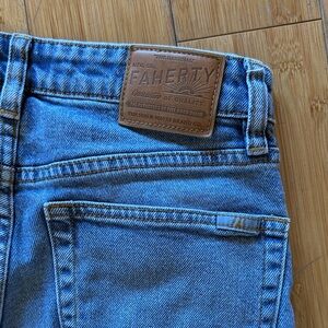 Faherty slim fit ankle jeans